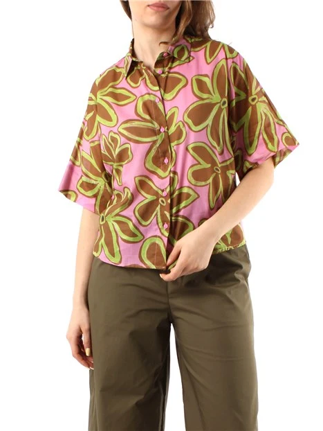 CAMICIA KIMONO A FANTASIA DONNA ROSA