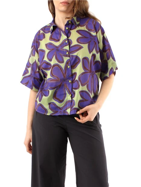 CAMICIA KIMONO A FANTASIA DONNA VIOLA