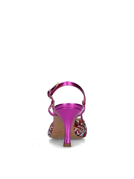 SLINGBACK 2164M081 MULTICOLORE DONNA FUCSIA