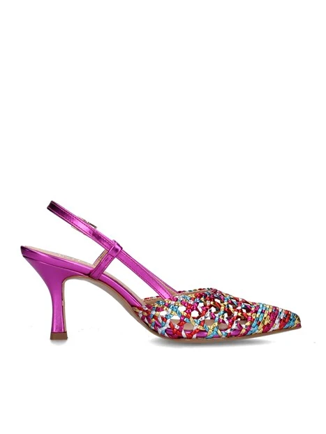 SLINGBACK 2164M081 MULTICOLORE DONNA FUCSIA