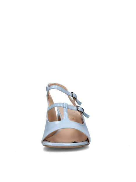 SANDALI TACCO ALTO 763005 DONNA CELESTE