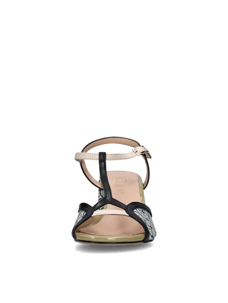 SANDALI TACCO ALTO 762003 DONNA BLU