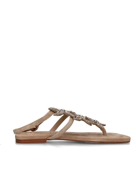 SANDLAI TACCO BASSO V251986 DONNA BEIGE