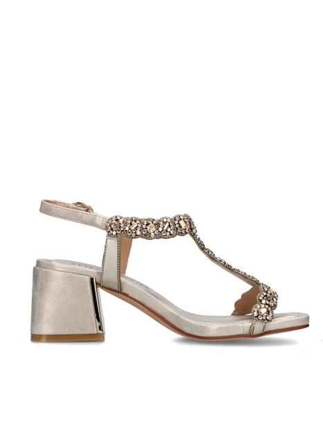 SANDALI TACCO ALTO V2550943 DONNA ORO