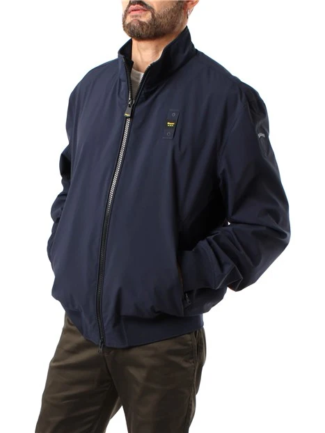 GIACCA BOMBER NASTRATO ANSON UOMO BLU
