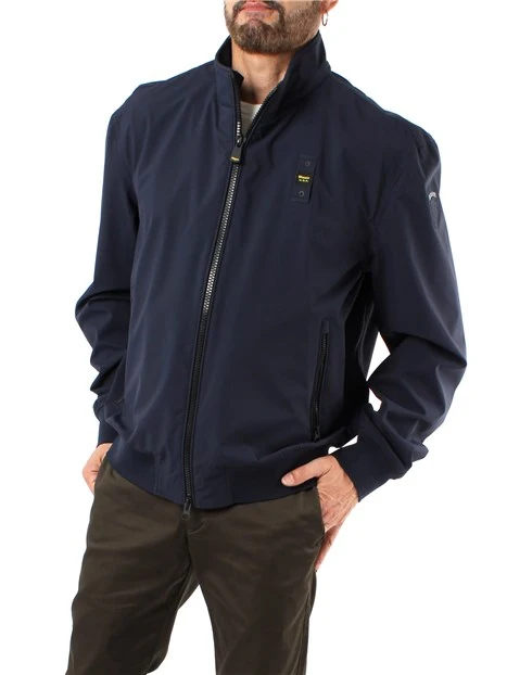 GIACCA BOMBER NASTRATO ANSON UOMO BLU