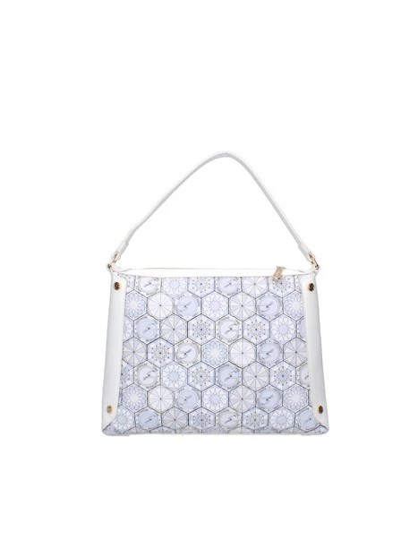 BORSA A SPALLA BENTD8623WZ DONNA BIANCO