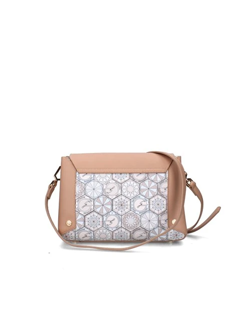 BORSA A SPALLA BINTD8356WZ DONNA BEIGE