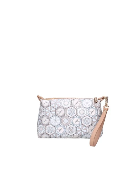 POCHETTE BINTD8394WZ DONNA BEIGE BIANCO