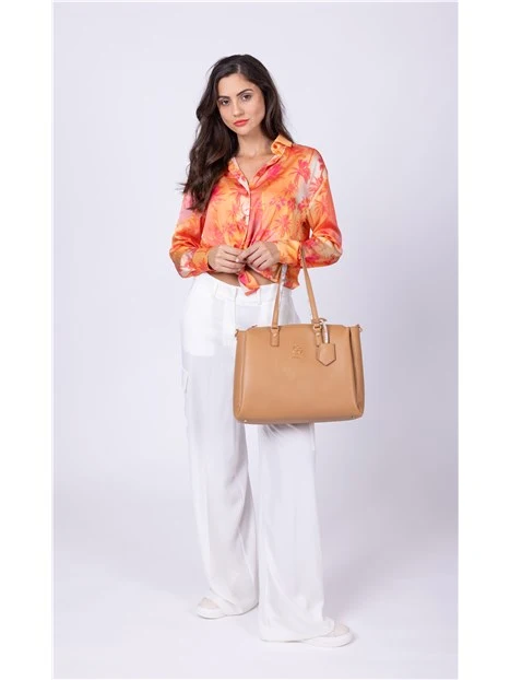 BORSA A SPALLA BINDN8415WV DONNA BEIGE