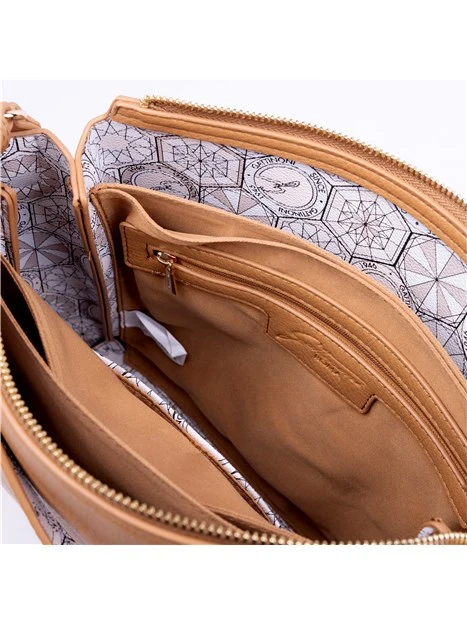 BORSA A SPALLA BINDN8414WV DONNA BEIGE