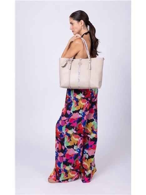 BORSA A SPALLA BEN2E8579WV DONNA BEIGE