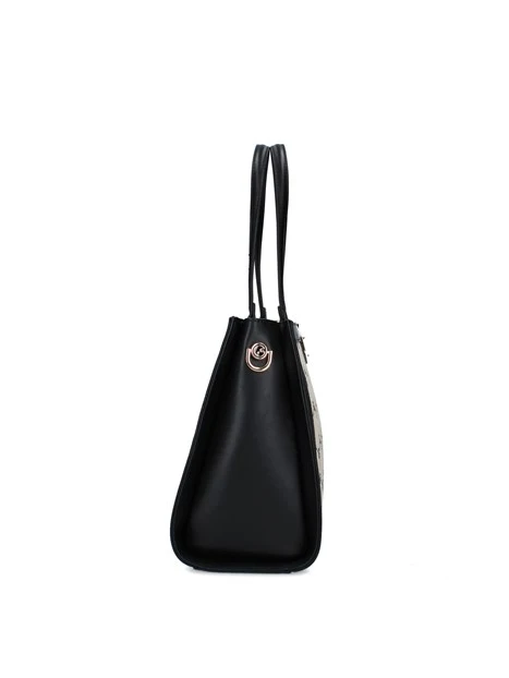 BORSA A SPALLA BENA18641WP DONNA NERO BEIGE