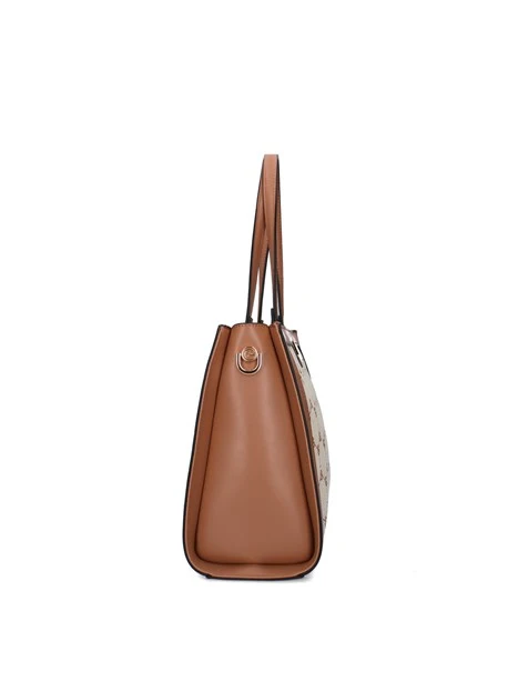 BORSA A SPALLA BENA18641WP DONNA BEIGE MARRONE