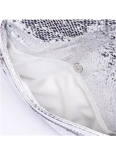BORSA A SPALLA BENFP8627WV DONNA ARGENTO