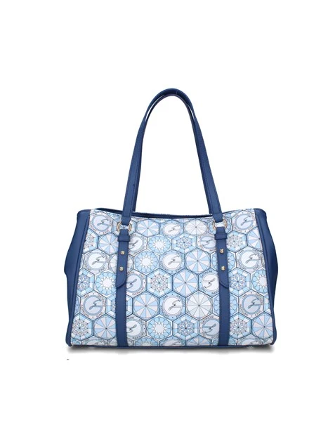 BORSA A SPALLA BINTD8346WZ DONNA BLU