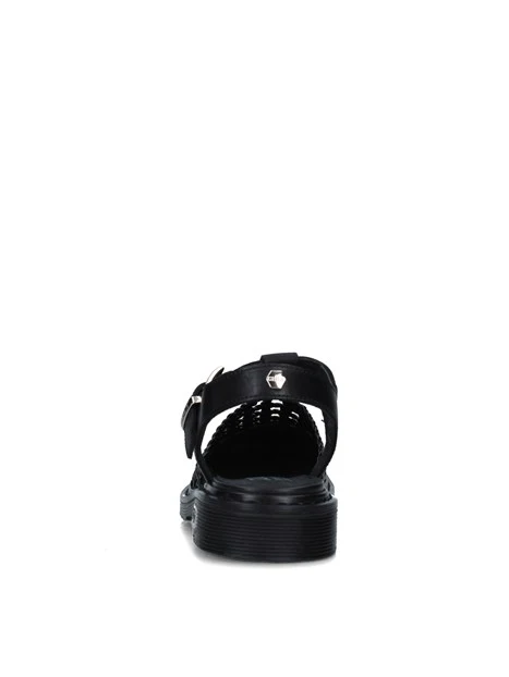 SANDALI TACCO BASSO CLW442800 SABBATH 4428 DONNA NERO