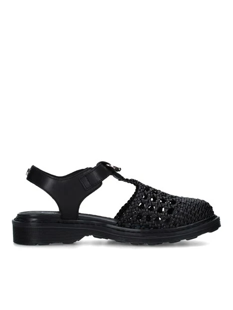 SANDALI TACCO BASSO CLW442800 SABBATH 4428 DONNA NERO