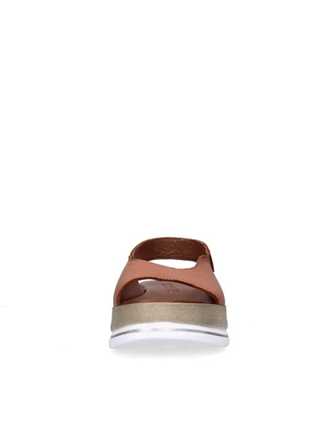 SANDALI CON ZEPPA WE3403 DONNA CUOIO