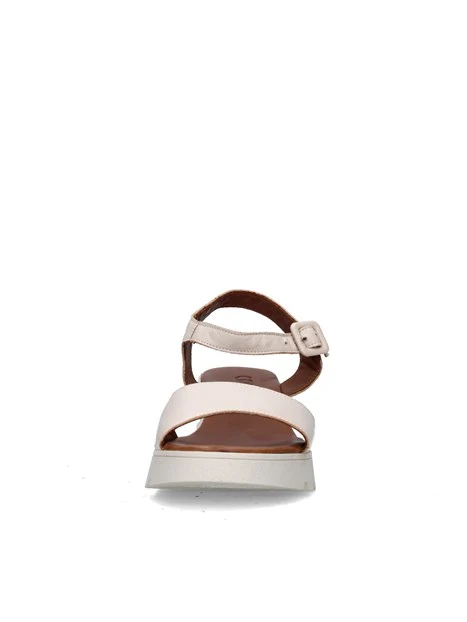 SANDALI CON ZEPPA WA0507 DONNA BEIGE