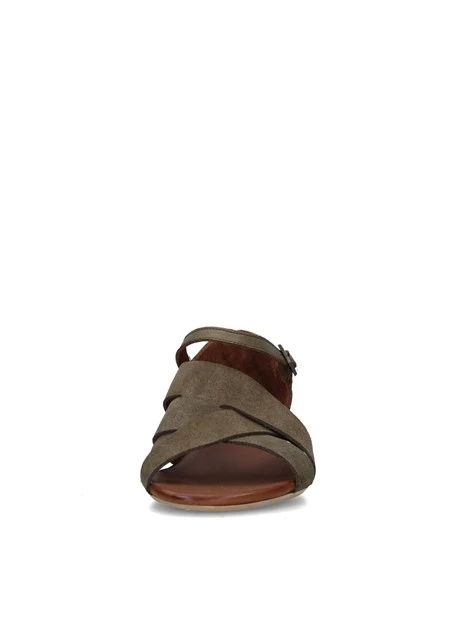 SANDALI TACCO BASSO WE2701 DONNA VERDONE