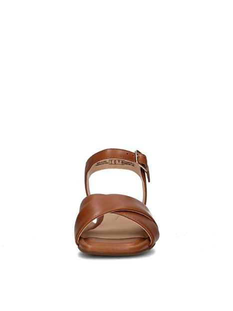 SANDALI TACCO BASSO 181346 SERINA35 DONNA MARRONE
