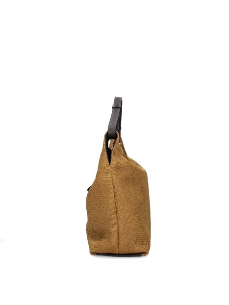 BORSA A SPALLA D761 DONNA CUOIO