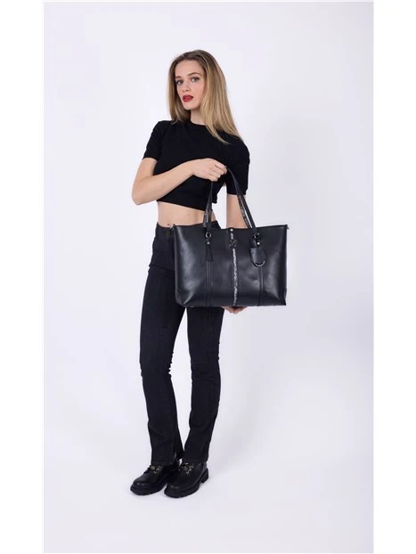BORSA A SPALLA BEN2E8579WV DONNA NERO