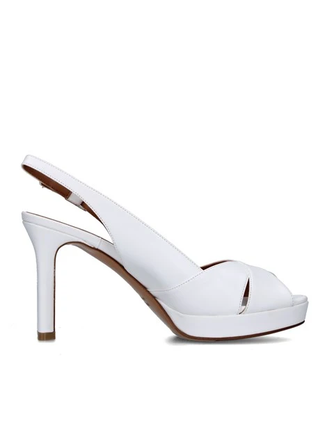 SANDALI TACCO ALTO L310 DONNA BIANCO