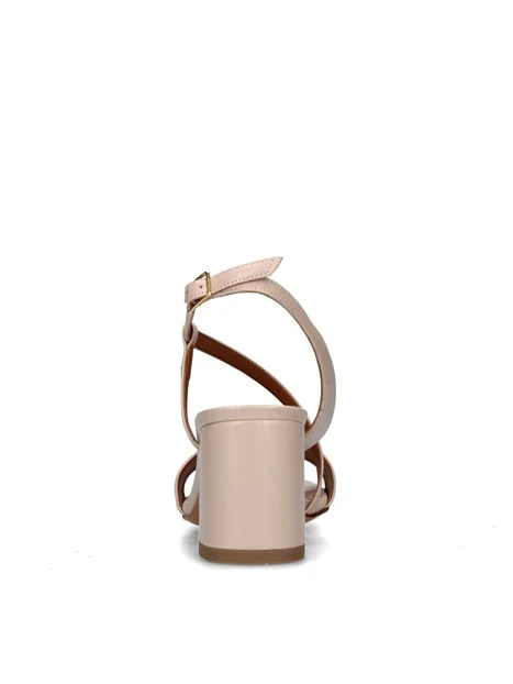 SANDALI TACCO ALTO L324 DONNA BEIGE