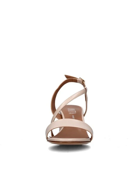 SANDALI TACCO ALTO L324 DONNA BEIGE