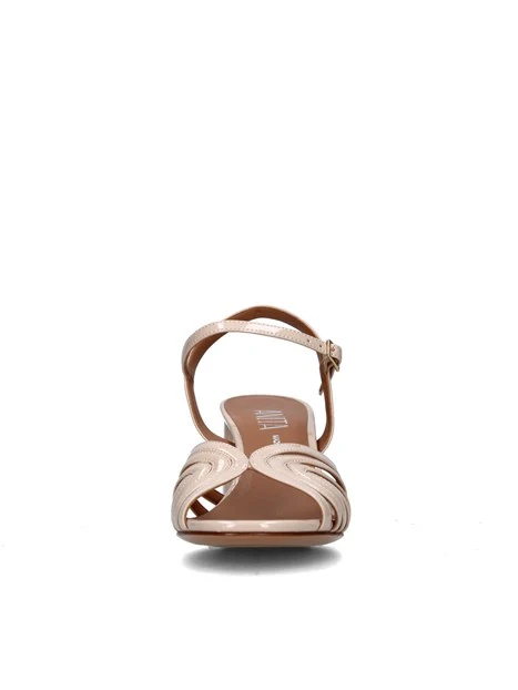 SANDALI TACCO ALTO L338 DONNA BEIGE
