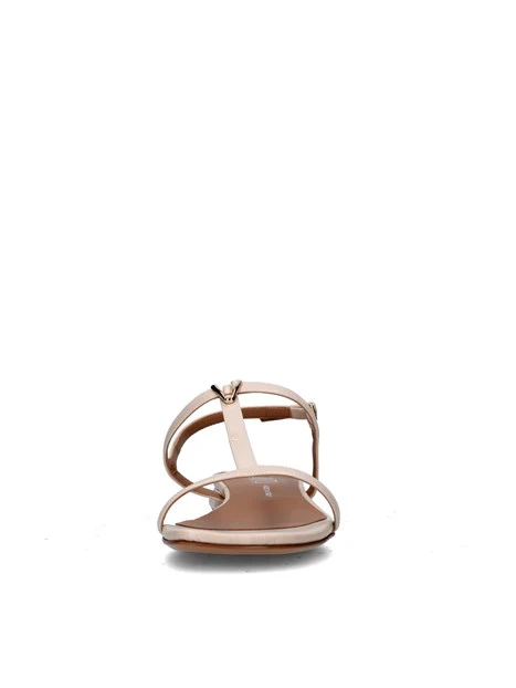 SANDALI TACCO BASSO L323 DONNA BEIGE