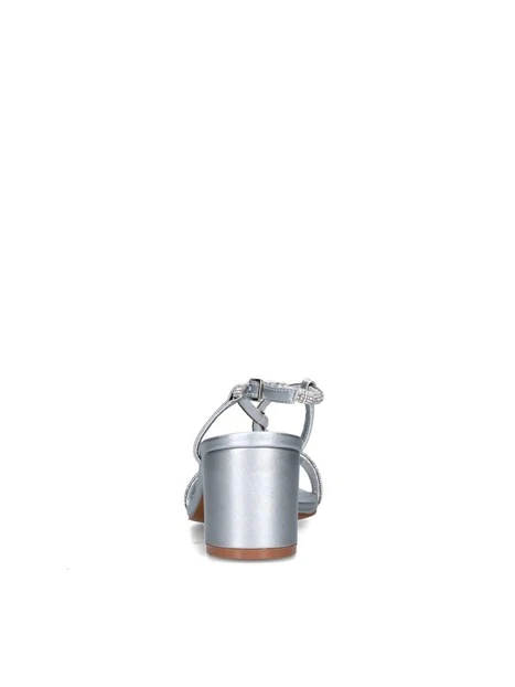 SANDALI TACCO ALTO AV6816 DONNA ARGENTO