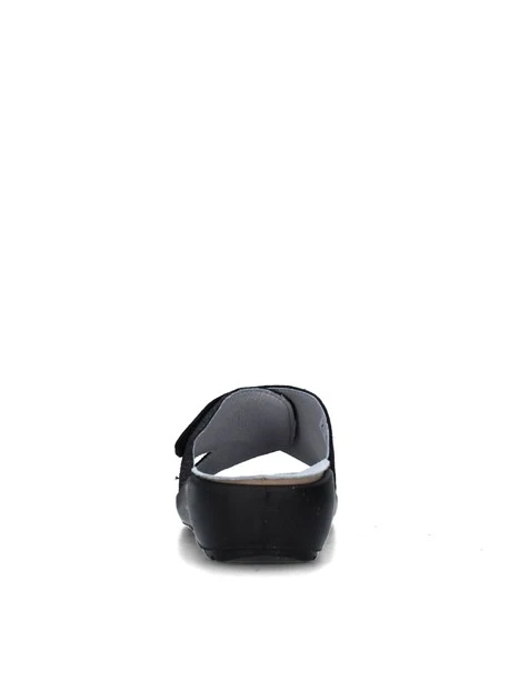 PANTOFOLE Q60240 DONNA NERO