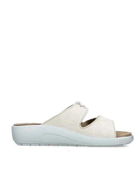PANTOFOLE Q60238 DONNA BEIGE