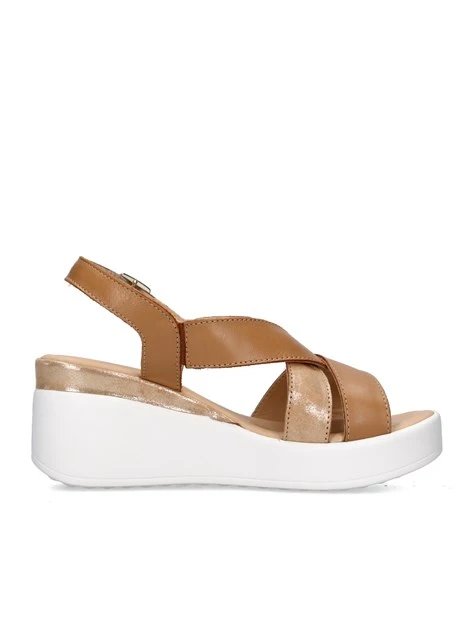 SANDALI CON ZEPPA 019217Z DONNA CUOIO