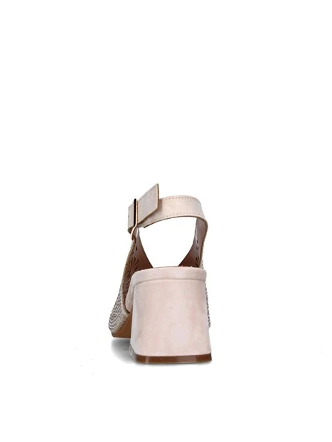 SANDALI TACCO ALTO N653 DONNA BEIGE