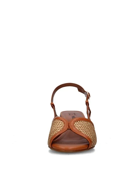 SANDALI TACCO ALTO K35534 DONNA MARRONE