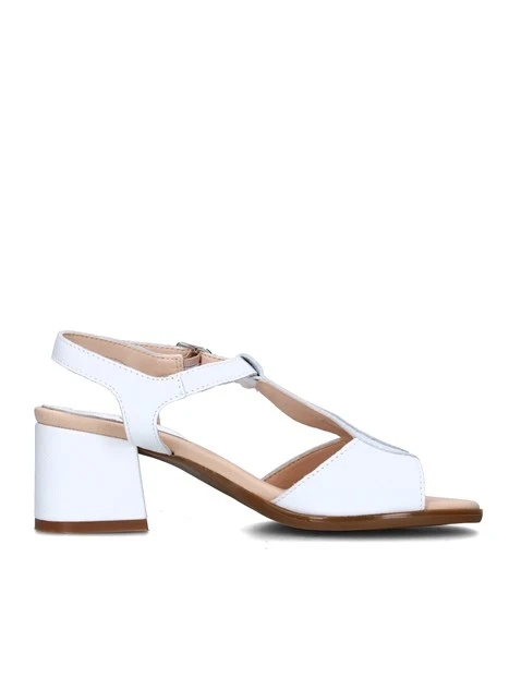 SANDALI TACCO ALTO 34206 DONNA BIANCO