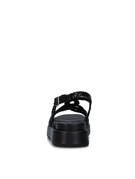 SANDALI CON ZEPPA 2264/ARES DONNA NERO