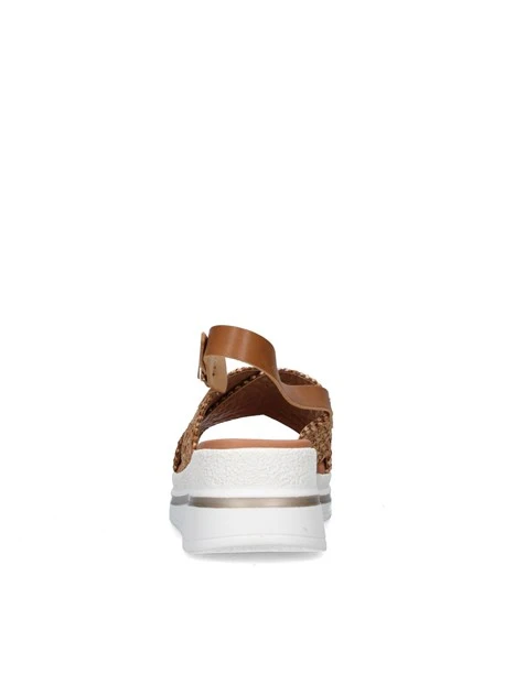 SANDALI CON ZEPPA VG2101A DONNA BEIGE