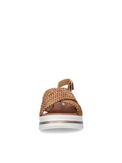 SANDALI CON ZEPPA VG2101A DONNA BEIGE