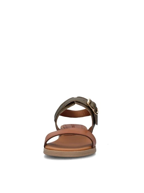 SANDALI CON ZEPPA 47011 DONNA VERDE