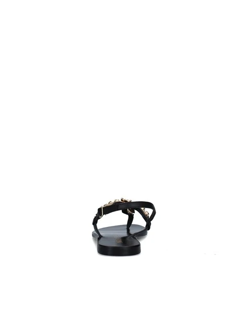 SANDALI TACCO BASSO PPJ330 DONNA NERO