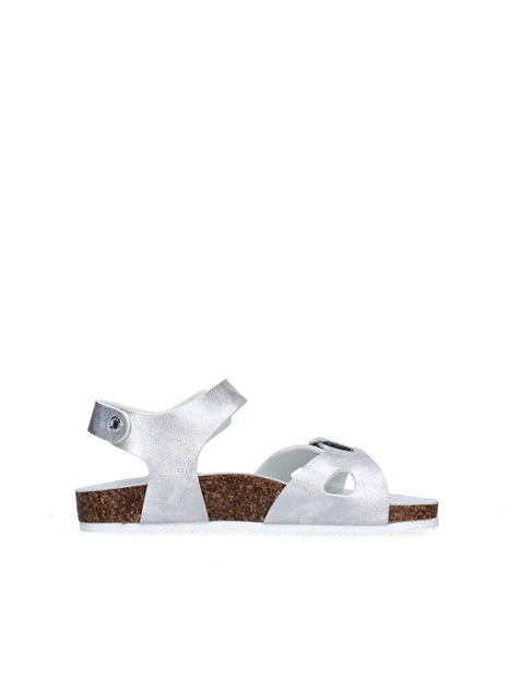 SANDALI BASSI GS206 BAMBINA BIANCO