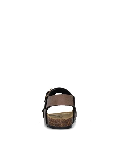SANDALI BASSI GS815 BAMBINO MARRONE