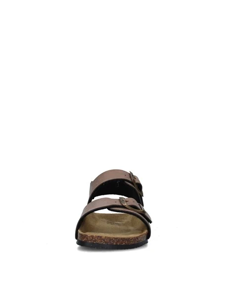 SANDALI BASSI GS815 BAMBINO MARRONE