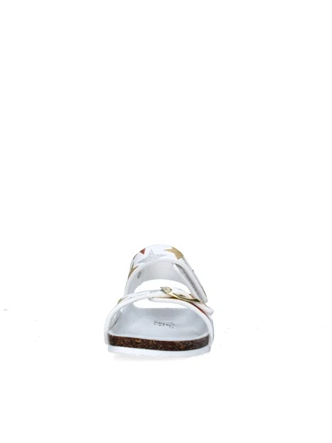 SANDALI BASSI GS847AS BAMBINA BIANCO