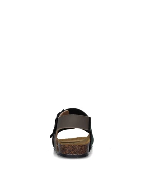 SANDALI BASSI GS8805 BAMBINO MARRONE VERDE